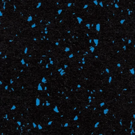 Rubber Gym Flooring 15mm Blue Speckles