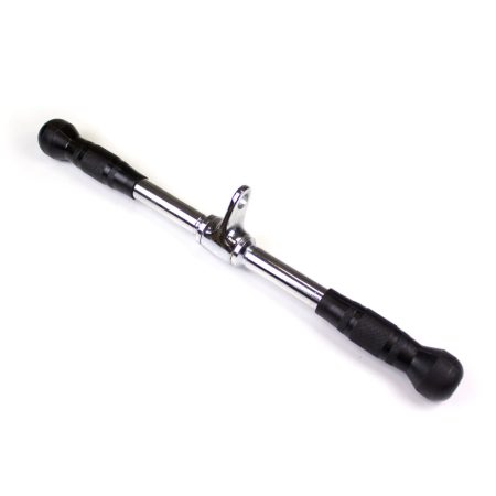 Straight Bar Cable Attachment With Rubber Grips